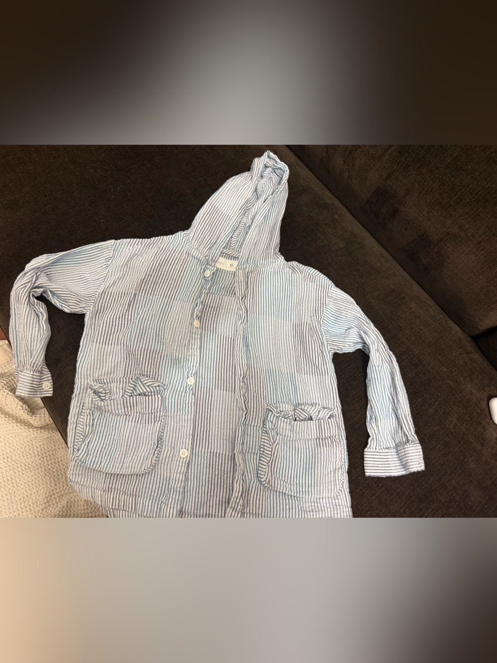 Zara shirt with hoodie boys 5-6 years - Picture 2 of 4